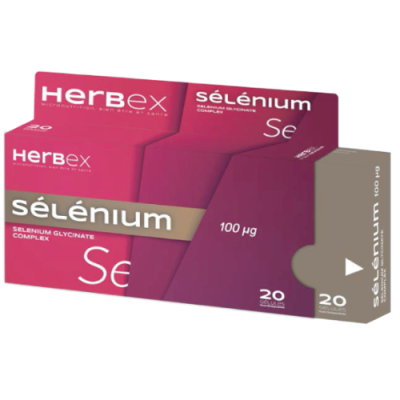 HERBEX-SELENIUM-100-UG-20-GELULES