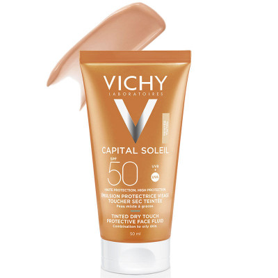 VICHY-CAPITAL-SOLEIL-EMULSION-ANTI-BRILLANCE-TOUCHER-SEC-TEINTE-SPF50+