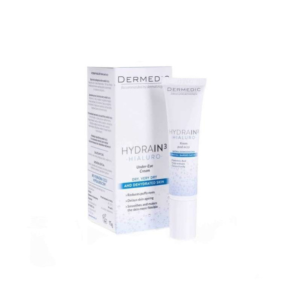 DERMEDIC HYDRAIN 3 CREME CONTOUR DES YEUX HYDRATANT 15ML