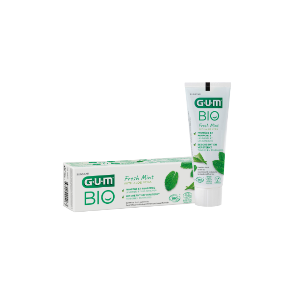 GUM BIO DENTIFRICE FRESH MINT WITH ALOE VERA 75ML