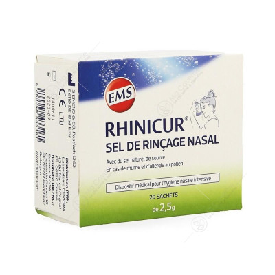 RHINICUR RECHARGE SEL DE RINCAGE ADUL BT 20