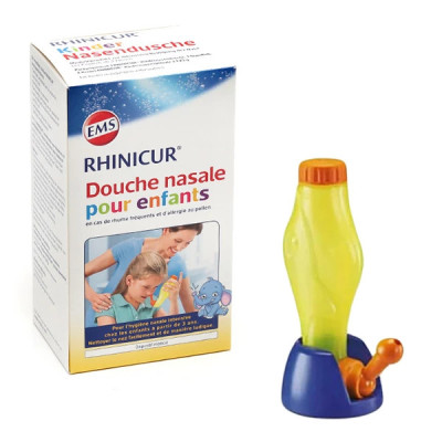 RHINICUR DOUCHE NASAL ENFANT EMS+4 RECHARGE