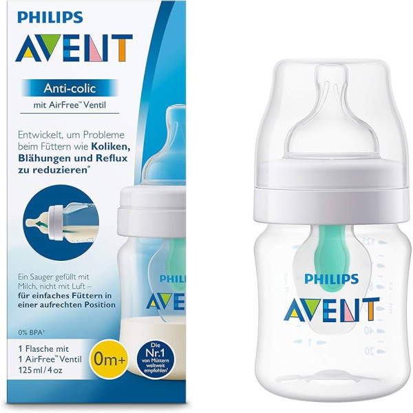 AVENT BIB ANTI-COLIC NATURAL 0M+ 125 ML SCF810/61