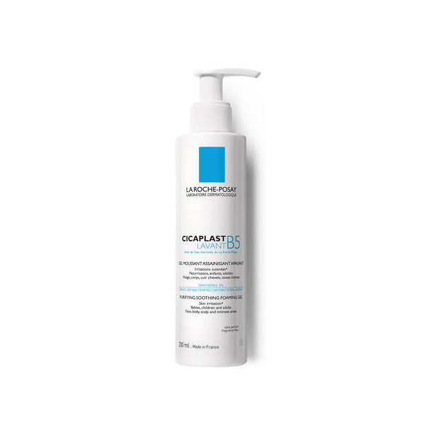 LA ROCHE POSAY CICAPLAST LAVANT B5 GEL MOUSSANT ASSAINISSANT APAISANT 200ML