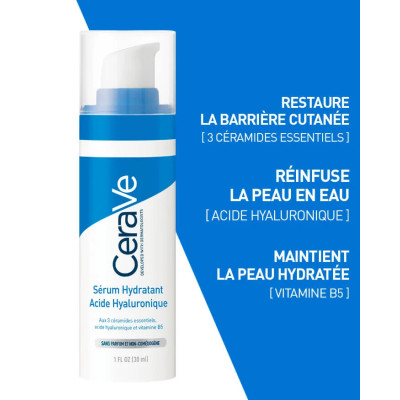 CERAVE SÉRUM HYDRATANT ACIDE HYALURONIQUE 30ML