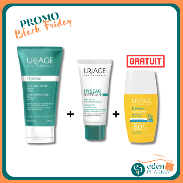 PACK URIAGE HYSEAC ANTI IMPERFECTION + ECRAN SPF50+ GRATUITE