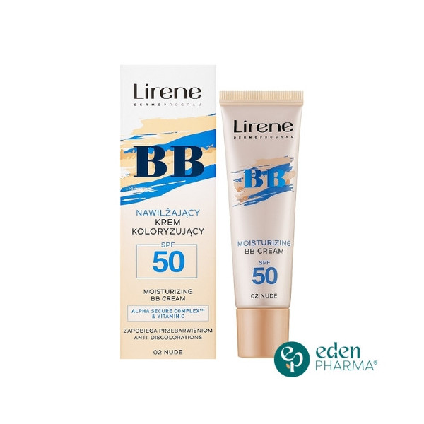 LIRENE BB CREAM SPF50 - 02 NUDE 30ML