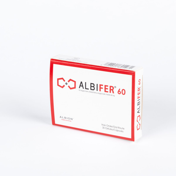 ALBIFER 60MG BOITE DE 30 GELULES