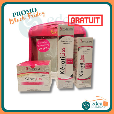 RIVADERM TROUSSE KERATILISS SERUM + MASQUE + SHAMPOING GRATUIT