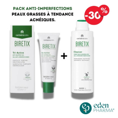 BIRETIX PACK TRIACTIV GEL 50ML + CLEANSER 200ML  -30%