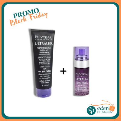 VENTE FLASH PHYTEAL SHAMPOING ULTRALISS + SERUM ULTRALISS -30%