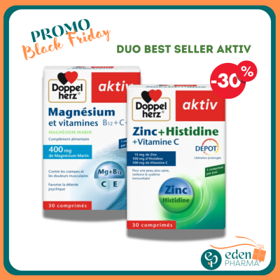 DUO BEST SELLER AKTIV MAGNESIUM + AKTIV ZINC HISTDINE