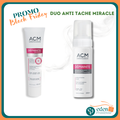 VENTE FLASH 2 DUO ANTI TACHE MIRACLE ACM DEMPIWHITE GEL ADVANCED + ACM MOUSSE DEPIWHITE ADVANCED