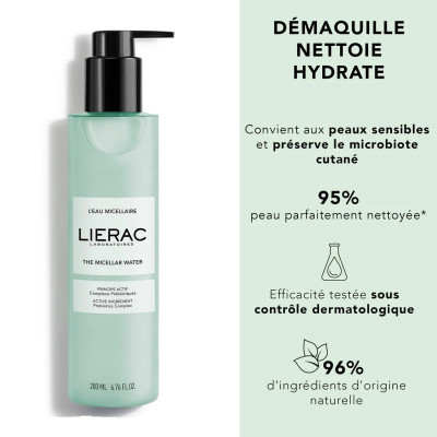 LIERAC EAU MICELLAIRE 200ML