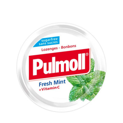 PULMOLL PASTILLES MENTHE FRAÎCHE + VITAMINE C 45G