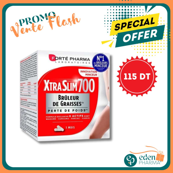 VENTE FLASH FORTE PHARMA XTRASLIM 700 120 GELULES -40%