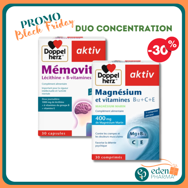 VENTE FLASH DUO CONCENTRATION AKTIV MEMOVIT + AKTIV MAGNESIUM