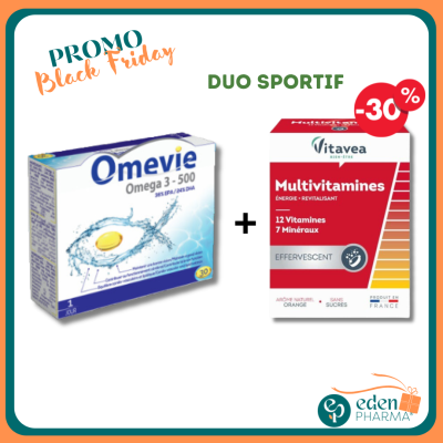 VENTE FLASH DUO SPORTIF OMEVIE 500 + VITAVEA MULTIVATAMINE