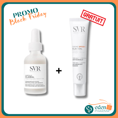 VENTE FLASH SVR AMPOULE CLAIRIAL + SVR CREME CLARIAL SPF 50+