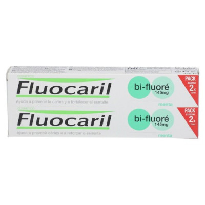 FLUOCARIL DENTIFRICE BI-FLUORÉ 145MG MENTHE LOT DE 2 X 75 ML