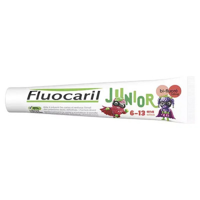 FLUOCARIL JUNIOR 6-12 ANS DENTIFRICE FRUITS ROUGES 75ML