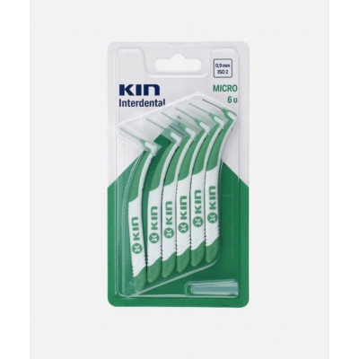 KIN BROSSETTE MICRO 0.9MM 6 MICRO UNITES (VERT)