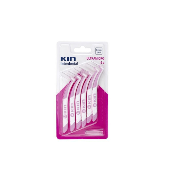 KIN BROSSETTE INTERDENTAIRE ULTRA MICRO 0.6MM 6 UNITES