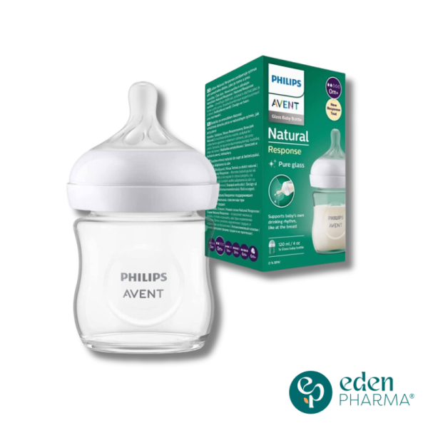 BIBERON AVENT NATURAL RESPONSE EN VERRE 120 ML SCY930/01