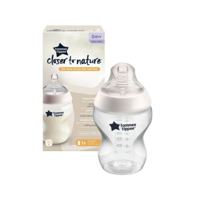 TOMMEE-TIPPEE-CLOSER-TO-NATURE-BIBERON-BLANC-0M+-260ML