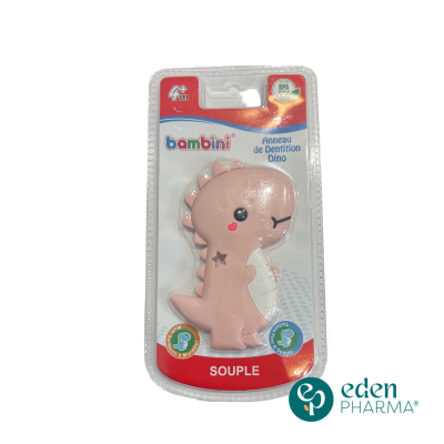 BAMBINI ANNEAUX DE DENTITION SOUPLE 4M+