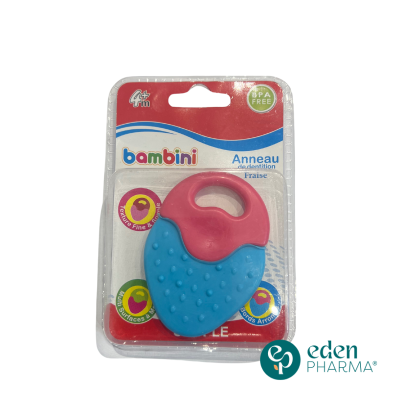 BAMBINI ANNEAUX DE DENTITION SOUPLE 4M+