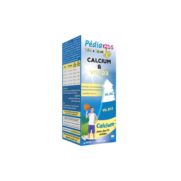 PEDIAKIDS CALCIUM & VIT D3 150ML