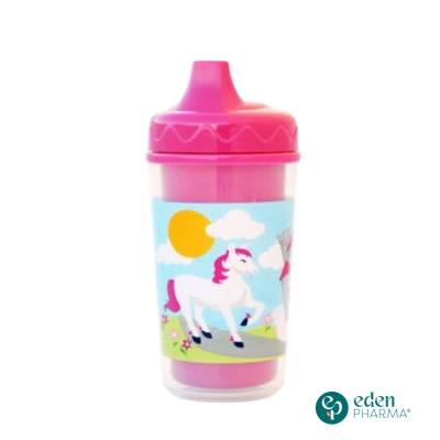 BABY PUR TASSE DOUBLE PAROI 6M+ rose ou bleu