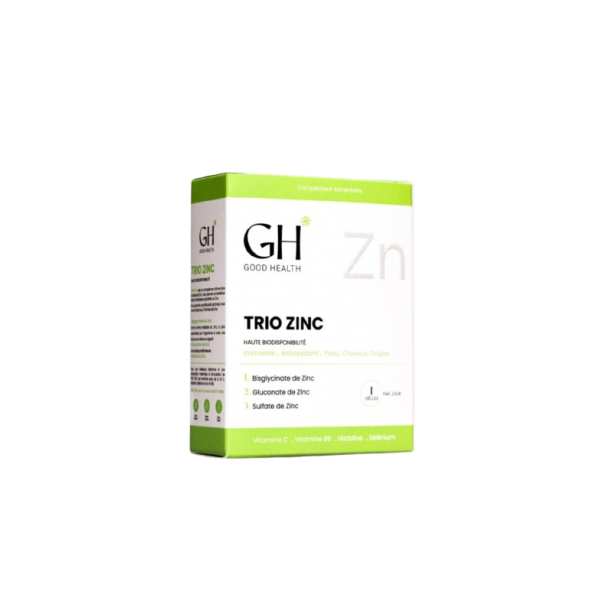 GOOD HEALTH TRIO ZINC 30 GELULES