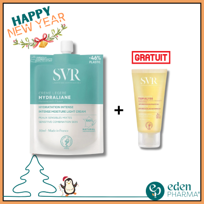 VENTE FLASH SVR HYDRALIANE CREME RICHE OU LEGERE 50ML + HUILE LAVANTE TOPIALYSE 50ML GRATUITE