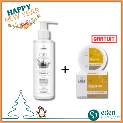 VENTE FLASH 2 K-REINE GEL NETTOYANT PURE DETOX + CREME DU JOUR GRATUITE