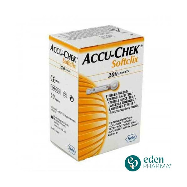 ACCU-CHEK SOFTCLIX LANCETTES, 200 LANCETTES