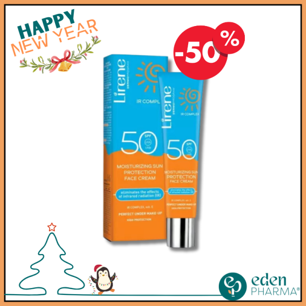 LIRENE ECRAN SPF50+ INVISIBLE VISAGE A BASE DE VIT E 40ML