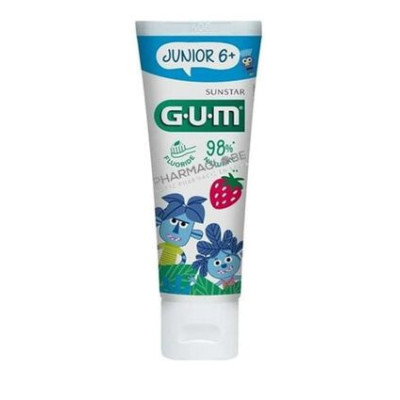 GUM JUNIOR GEL DENTIFRICE 6+ ANS 50ML