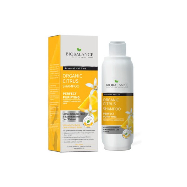 BIOBALANCE ORGANIC CITRUS SHAMPOO 330ML