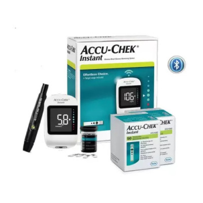 ACCU-CHEK INSTANT COFFRET (100 BANDELETTES+APPAREIL DE GLYCEMIE)