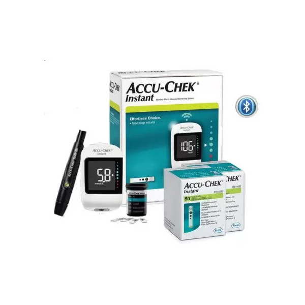 ACCU-CHEK INSTANT COFFRET (100 BANDELETTES+APPAREIL DE GLYCEMIE)