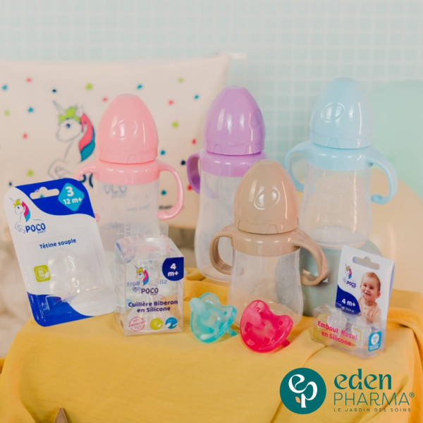 POCO BABY BIBERON SILICONE 180ML