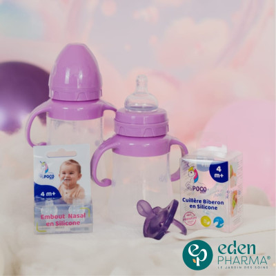 POCO BABY BIBERON SILICONE 180ML