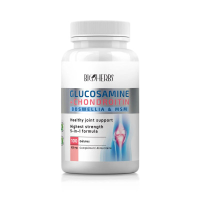 BIOHERBS GLUCOSAMINE COMPLEXE BOITES DE 100