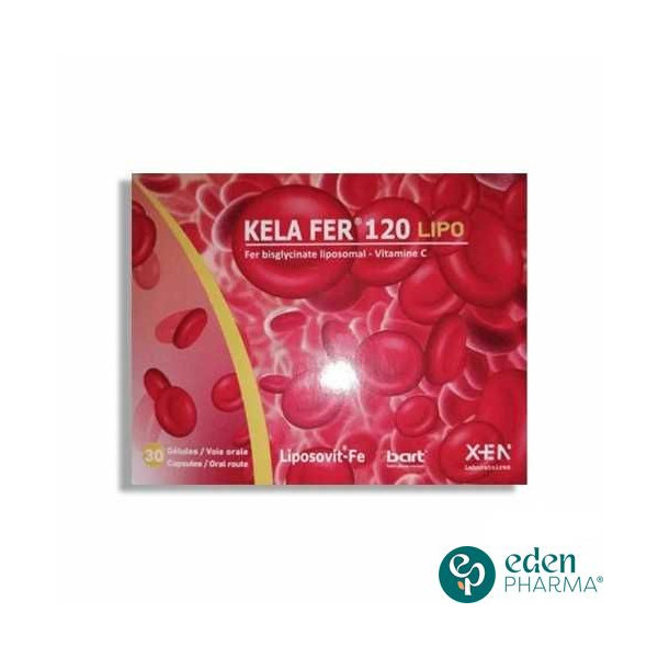 XEN KELA FER 120 LIPO 30 GELULES