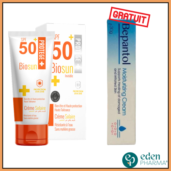 RONCEY ECRAN PROTEGE+ BIOSUN invisible + CREME BEPANTHOL GRATUITE