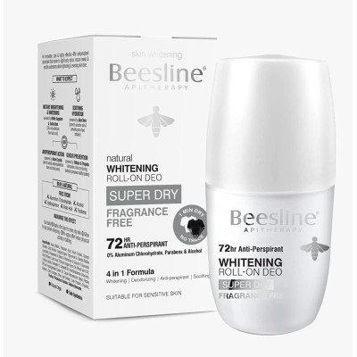 BEESLINE ROLL-ON SUPER DRY SANS PARFUM 72H