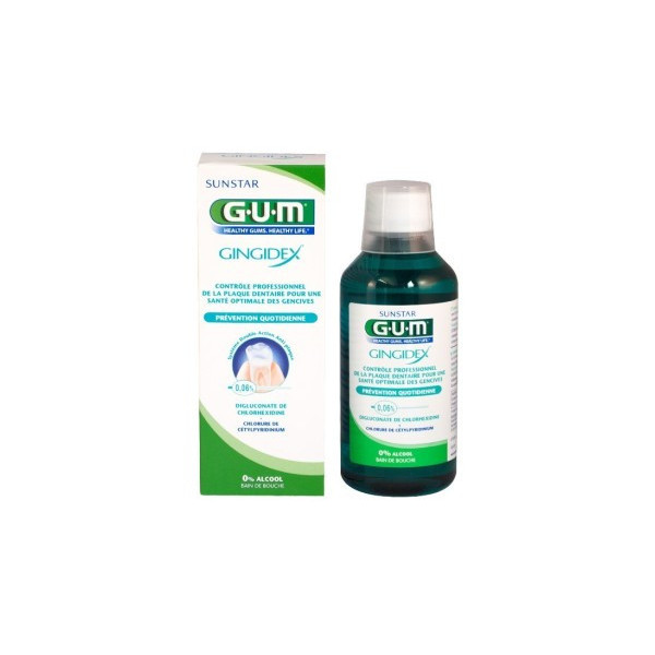 GUM GINGIDEX BAIN DE BOUCHE 300ML