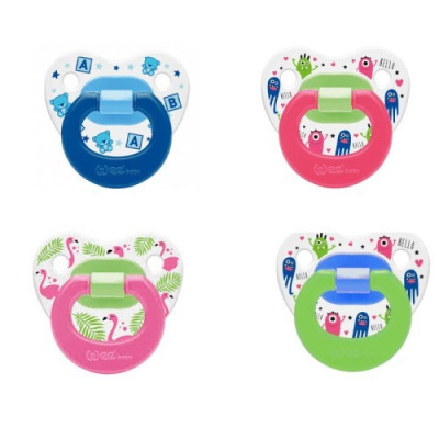 WEE BABY SUCETTE DECOREE PROTECT AVEC CACHE 0-6M 374